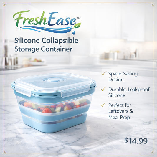 FreshEase™ Silicone Collapsible Storage Container