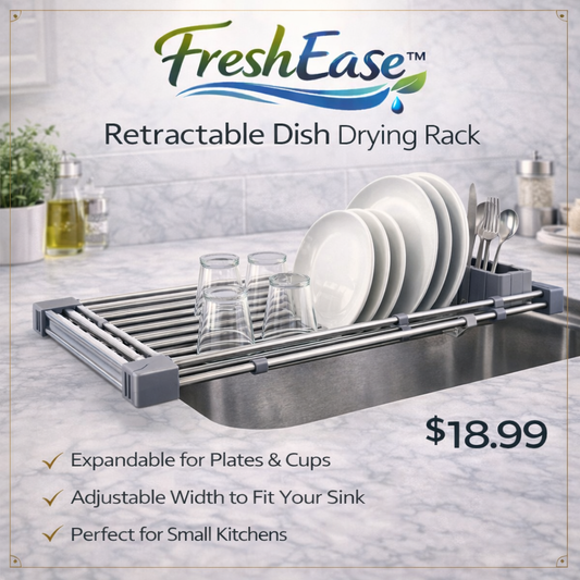 FreshEase™ Retractable Dish Drying Rack